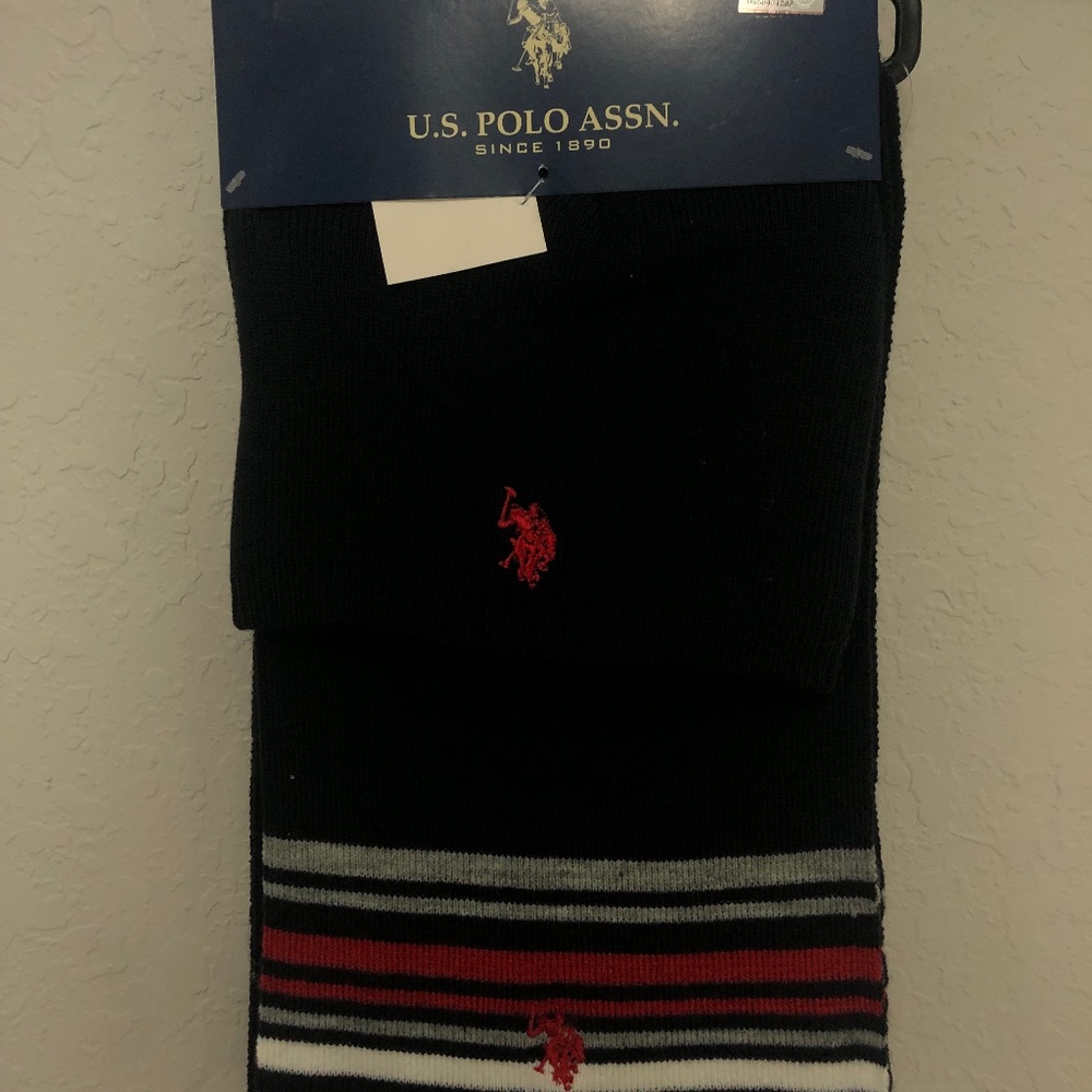 US Polo Assn. Beanie & Scarf MEN